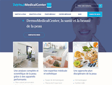 Tablet Screenshot of dermomedicalcenter.com